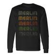 Love Heart Merlin GrungeVintage Style Merlin Langarmshirts Geschenkideen