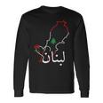 I Love Lebanon Lebanese Flag Lebanese Flag Lebanon Langarmshirts Geschenkideen