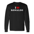 I Love Ronaldo I Love Ronaldo Langarmshirts Geschenkideen