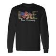 Love Our Veterans Day Proud Military American Flag Long Sleeve T-Shirt Gifts ideas