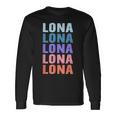 Lustiges Geschenk Name Lona Personalisierteorname Langarmshirts Geschenkideen