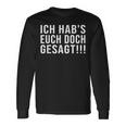 Lustiges Ich Hab's Euch Doch Gesagt Langarmshirts Geschenkideen