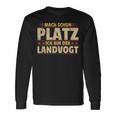 Mach Schon Platz Ich Bin Der Landvogt Langarmshirts Geschenkideen