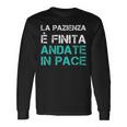 Magliette Uomo Manica Corta Divertenti La Pazienza È Finita Maglietta a maniche lunghe Ideas de regalos