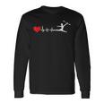 Maiorette Baton Twirling Turner Battito Cardiaco Maglietta a maniche lunghe Ideas de regalos