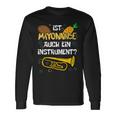 Is Mayonnaise Auch Ein Instrument Slogan Langarmshirts Geschenkideen