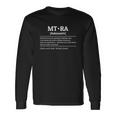 Medical-Technical Radiology Assistant Mtra S Langarmshirts Geschenkideen