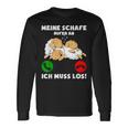 Meine Schafe Rufen An Ich Muss Los Langarmshirts Geschenkideen