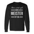 Meister Bestanden Exam Langarmshirts Geschenkideen