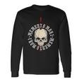 Memento Mori Lettering Skull Langarmshirts Geschenkideen