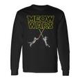 Meow Wars Gatto Camicia Regali Divertenti Per Gli Amanti Dei Gatti Maglietta a maniche lunghe Ideas de regalos