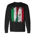 Messico Italia Bandiera Amicizia Maglietta a maniche lunghe Ideas de regalos