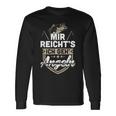 Mir Reichts Ich Geh Fishing Langarmshirts Geschenkideen