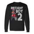 Motocross 2° Compleanno Bambini Mx 2 Anni Dirt Bike Complean Maglietta a maniche lunghe Ideas de regalos