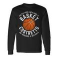 Nato Per Giocare A Basket Costretto Ad Andare A Scuola Bimbo Maglietta a maniche lunghe Ideas de regalos