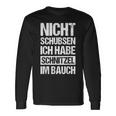 Nicht Schubsen Schnitzel Im Bauch Langarmshirts Geschenkideen