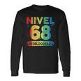Nivel 68 Desbloqueado 68 Aniversario De Boda 68 Años Camiseta de manga larga Ideas de regalos