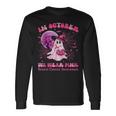 In October We Wear Pink Ghost Witch Breast Cancer Awareness Long Sleeve T-Shirt Gifts ideas