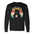 Odio Tutti Gatto Caffè Divertente Regalo I Hate People Con Collo A Maglietta a maniche lunghe Ideas de regalos
