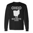 Ohio Lo Stato Di Buckeye Maglietta a maniche lunghe Ideas de regalos