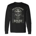 Old School Biker Forever I Motorcycle Bike Skull Biker Langarmshirts Geschenkideen