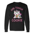 One Tough Cookie Simpatico Unicorno Kawaii Per Bambine E Bambine 5T Maglietta a maniche lunghe Ideas de regalos