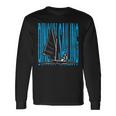 Optimist Dinghy Laser Barca Aela Graficaintage Maglietta a maniche lunghe Ideas de regalos