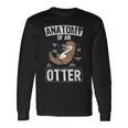 Otter Anatomy Of An Otter Cute Otter Lover Langarmshirts Geschenkideen