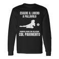 Pallavoloolley Donna Meme Libero Regalo Divertente Maglietta a maniche lunghe Ideas de regalos