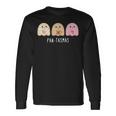 Pantasmas Ghost Spooky Conchas Mexican Ghost Long Sleeve T-Shirt Gifts ideas
