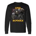 I Pee In Pools Cringe Hard Skeleton Meme Langarmshirts Geschenkideen