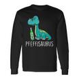 Pfeffisaurus Dino Peppermint Liqueur Running Party S Langarmshirts Geschenkideen