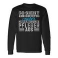 Pfleger So Ssieht Ein Richtig Cooler Healing Training Care Langarmshirts Geschenkideen