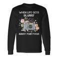 Photographer Motivational Camera Photography Lover Maglietta a maniche lunghe Ideas de regalos