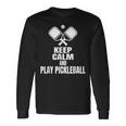 Pickleball Gioca A Pickleball Paddle Tennis Maglietta a maniche lunghe Ideas de regalos