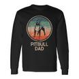 Pitbull Dogintage Pitbull Dad Langarmshirts Geschenkideen