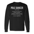 Pole Dancer Definizione I Poledance Pole Dance Maglietta a maniche lunghe Ideas de regalos