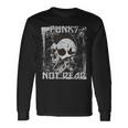 Punk Not Dead Rockero Punk Rock Camiseta de manga larga Ideas de regalos