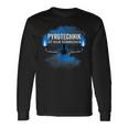 With Pyrotechnik Ist Kein Krim Pyro Bengalo Blue Langarmshirts Geschenkideen