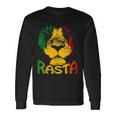 Rasta Lion Lionhead Reggae Rastafari Jamaica Langarmshirts Geschenkideen