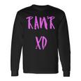 Rawr Emo Xd Scenester Scene Kid Langarmshirts Geschenkideen