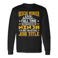 Rescue Worker Job Title Rescue Team Maglietta a maniche lunghe Ideas de regalos