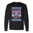 Retro Cassette 70S 80S Fancy Dress 80S 90S Festival Langarmshirts Geschenkideen