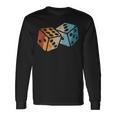 Retro Dice Gameintage Dice Langarmshirts Geschenkideen