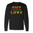 Retro One Love Jamaica Rasta Reggae Musica Caraibi Orgoglio Maglietta a maniche lunghe Ideas de regalos