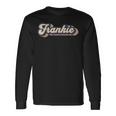 Retrointage Frankie Name Personalised Langarmshirts Geschenkideen