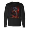 Rottweiler In Pub I Drinking Dog I Dog Bar Rottweiler Langarmshirts Geschenkideen