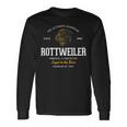 Rottweilerintage Con Stile Retrò Maglietta a maniche lunghe Ideas de regalos