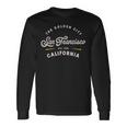 Rustic Classic San Francisco California 1776 Usa Novelty Maglietta a maniche lunghe Ideas de regalos