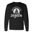 Sailing Boat Skipper I Go Sailing Skipper Langarmshirts Geschenkideen